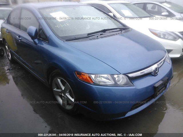 2HGFA16938H510838 - 2008 HONDA CIVIC EXL ლურჯი ფოტო 1