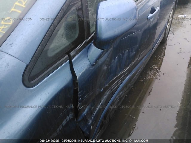 2HGFA16938H510838 - 2008 HONDA CIVIC EXL ლურჯი ფოტო 6