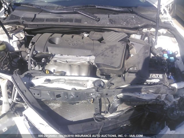 4T1BF3EK9BU633963 - 2011 TOYOTA CAMRY SE/LE/XLE WHITE photo 10
