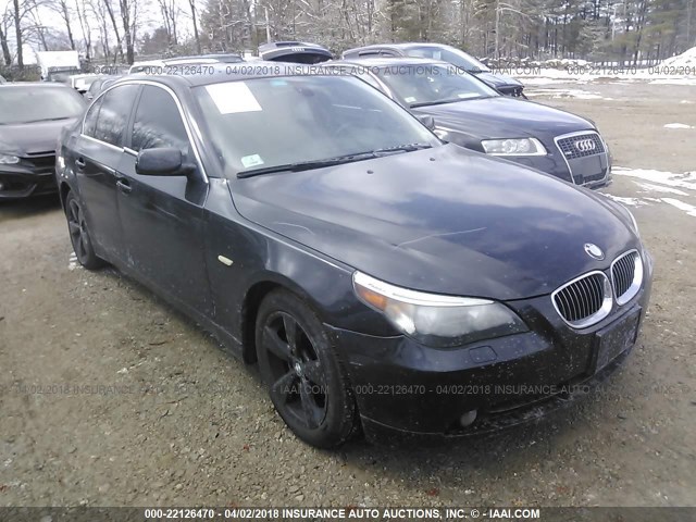 WBANF33536CS35932 - 2006 BMW 525 XI BLACK photo 1