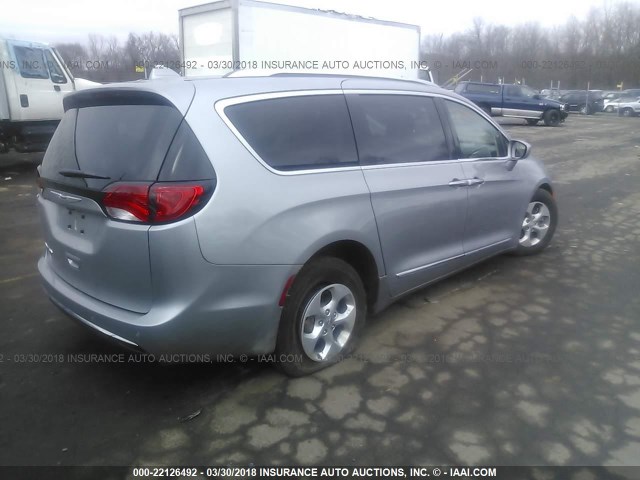 2C4RC1EG9HR778809 - 2017 CHRYSLER PACIFICA TOURING L PLUS GRAY photo 4