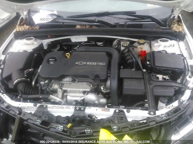 1G1ZC5ST8GF224815 - 2016 CHEVROLET MALIBU LS WHITE photo 10