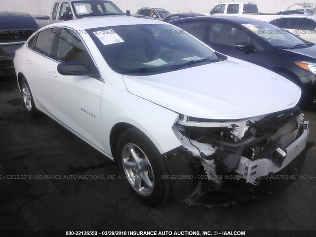 1G1ZC5ST9HF152279 - 2017 CHEVROLET MALIBU LS 白色 照片 1
