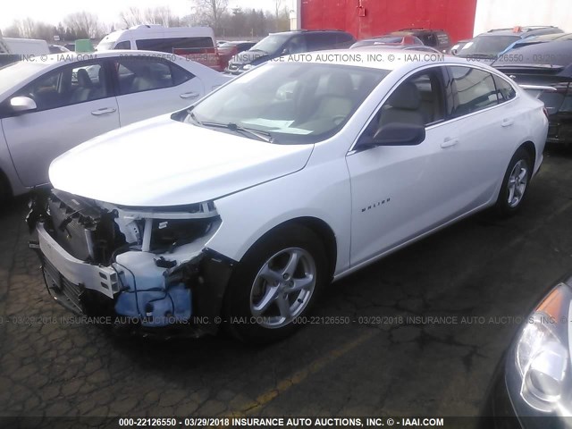 1G1ZC5ST9HF152279 - 2017 CHEVROLET MALIBU LS 白色 照片 2
