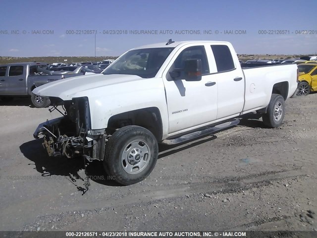 1GC2CUEG2HZ354896 - 2017 CHEVROLET SILVERADO C2500 HEAVY DUTY WHITE photo 2