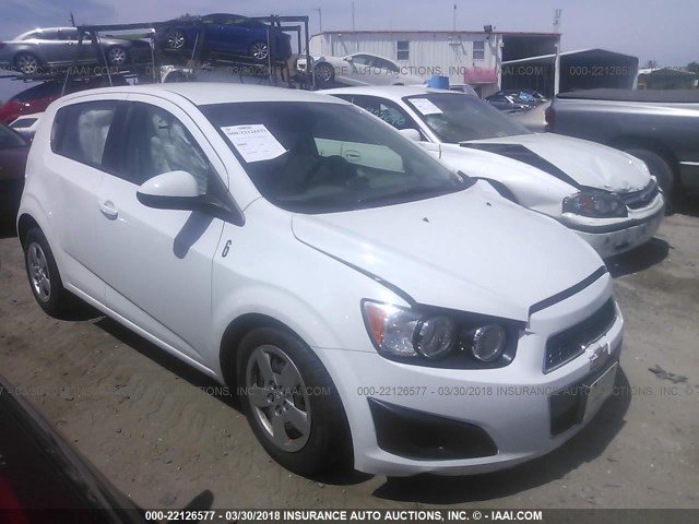 1G1JA6SH2G4108266 - 2016 CHEVROLET SONIC LS WHITE photo 1