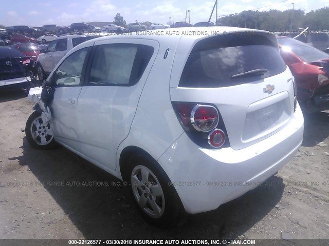 1G1JA6SH2G4108266 - 2016 CHEVROLET SONIC LS თეთრი ფოტო 3