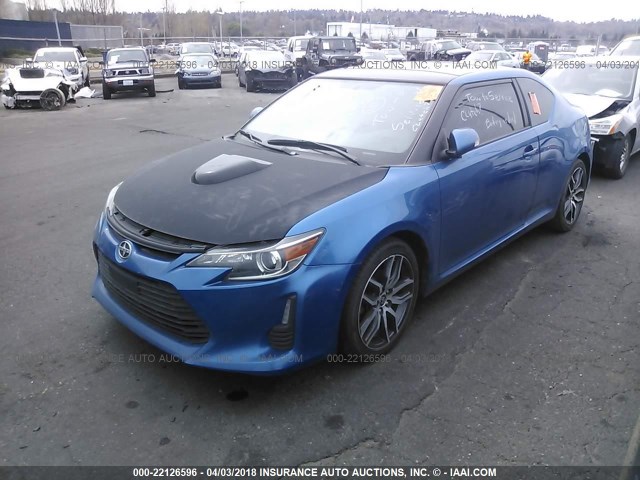 JTKJF5C70F3095149 - 2015 TOYOTA SCION TC 蓝色 照片 2
