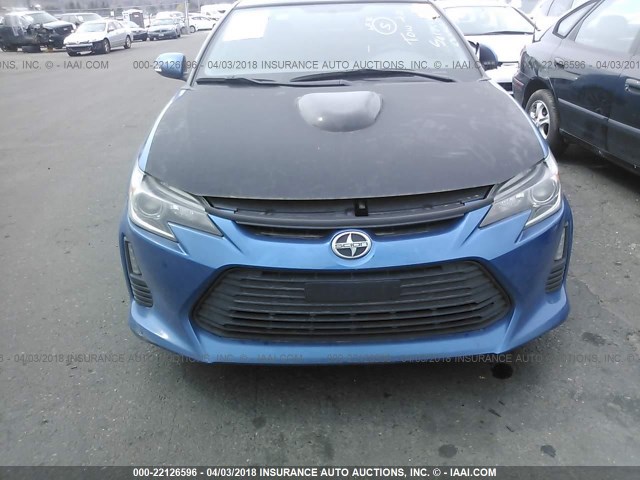 JTKJF5C70F3095149 - 2015 TOYOTA SCION TC 蓝色 照片 6