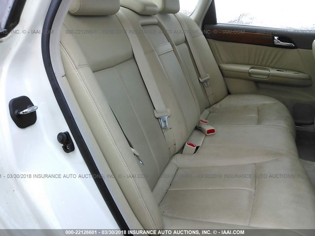 JNKAY01F86M264227 - 2006 INFINITI M35 SPORT WHITE photo 8