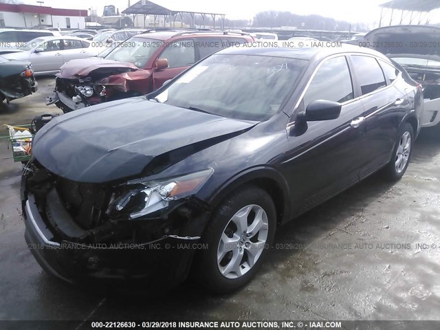 5J6TF2H58CL006732 - 2012 HONDA CROSSTOUR EXL BLACK photo 2