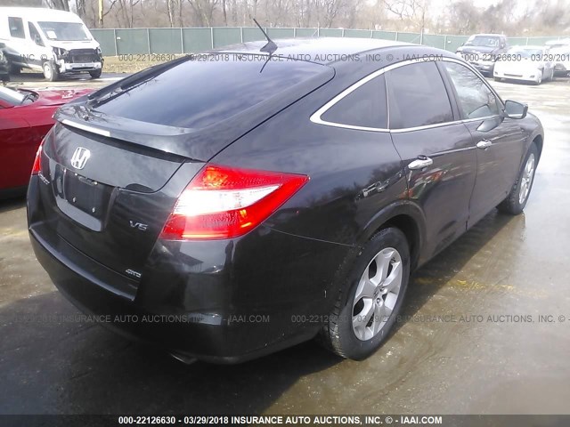5J6TF2H58CL006732 - 2012 HONDA CROSSTOUR EXL შავი ფოტო 4
