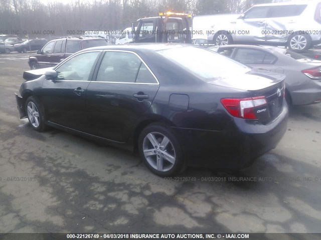 4T1BF1FKXEU382314 - 2014 TOYOTA CAMRY L/SE/LE/XLE 蓝色 照片 3