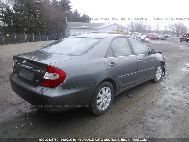 4T1BF30K74U575023 - 2004 TOYOTA CAMRY LE/XLE/SE 灰色 照片 4