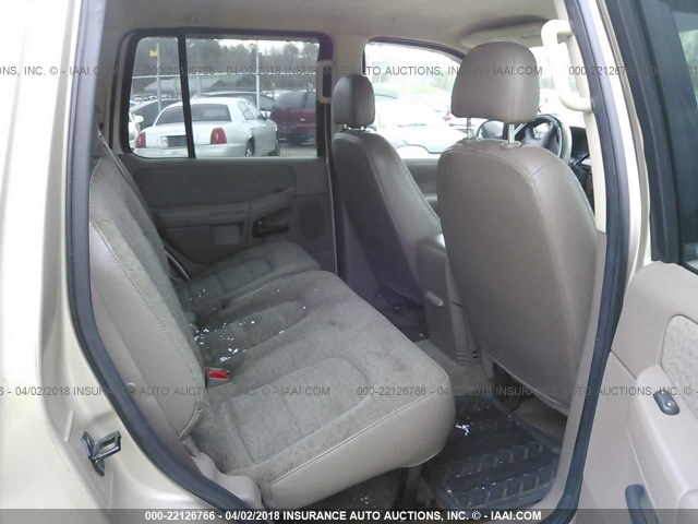 1FMZU72K94UA01905 - 2004 FORD EXPLORER XLS/XLS SPORT GOLD photo 8