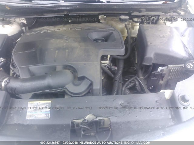 1G1ZH57B18F156120 - 2008 CHEVROLET MALIBU 1LT 白色 照片 10