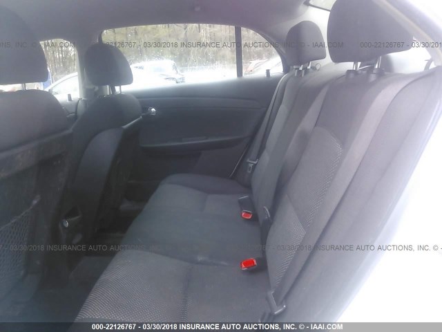 1G1ZH57B18F156120 - 2008 CHEVROLET MALIBU 1LT 白色 照片 8