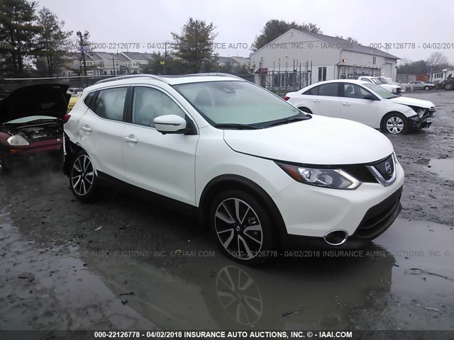 JN1BJ1CRXHW130322 - 2017 NISSAN ROGUE SPORT S/SV/SL WHITE photo 1