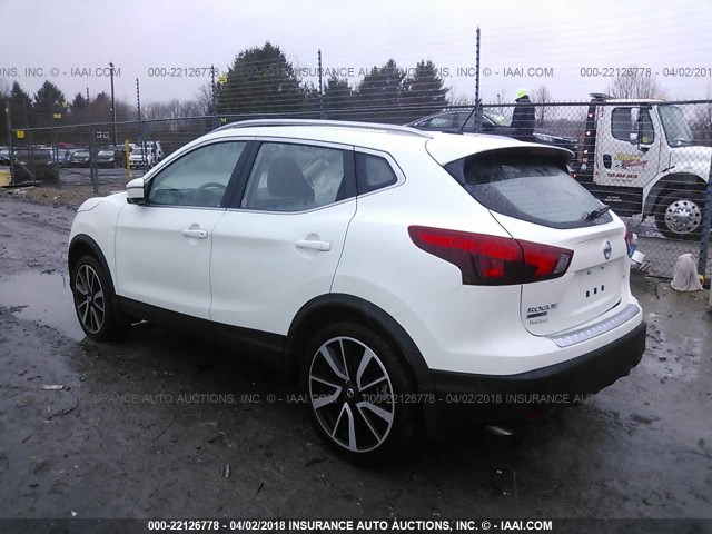 JN1BJ1CRXHW130322 - 2017 NISSAN ROGUE SPORT S/SV/SL WHITE photo 3