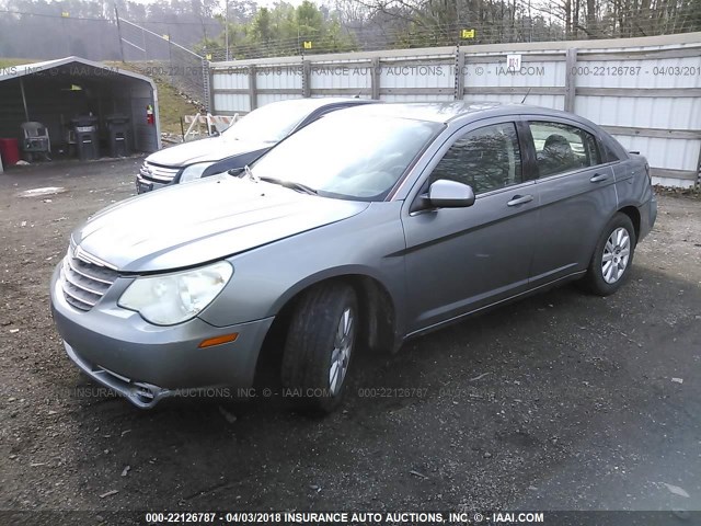 1C3LC46R67N552072 - 2007 CHRYSLER SEBRING Light Blue photo 2