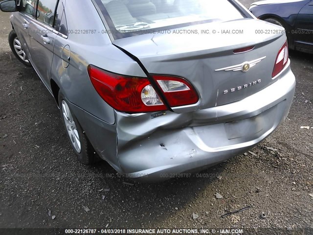 1C3LC46R67N552072 - 2007 CHRYSLER SEBRING Light Blue photo 6