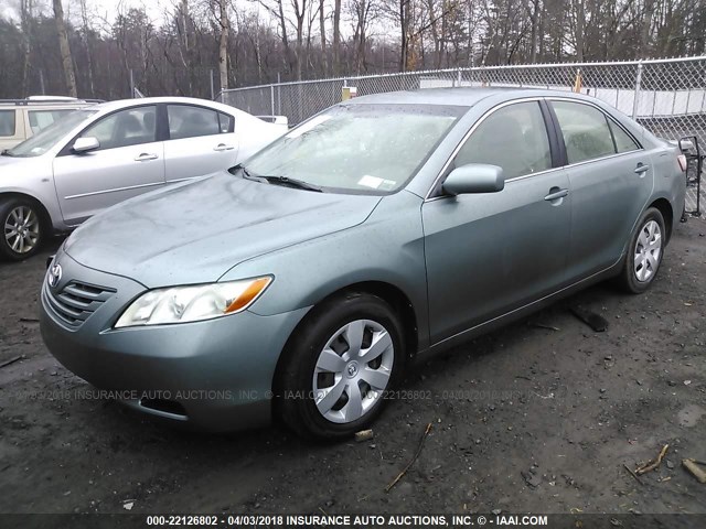 4T1BE46K67U718368 - 2007 TOYOTA CAMRY NEW GENERAT CE/LE/XLE/SE TEAL photo 2