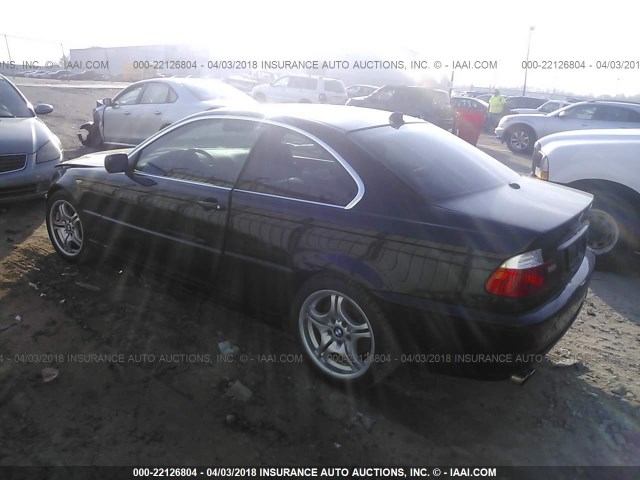 WBABD53415PL16110 - 2005 BMW 330 CI BLACK photo 3