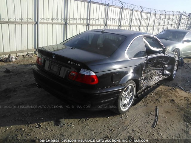 WBABD53415PL16110 - 2005 BMW 330 CI BLACK photo 4
