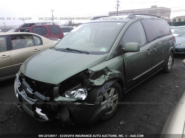 5N1BV28U84N315095 - 2004 NISSAN QUEST S/SE/SL GREEN photo 2