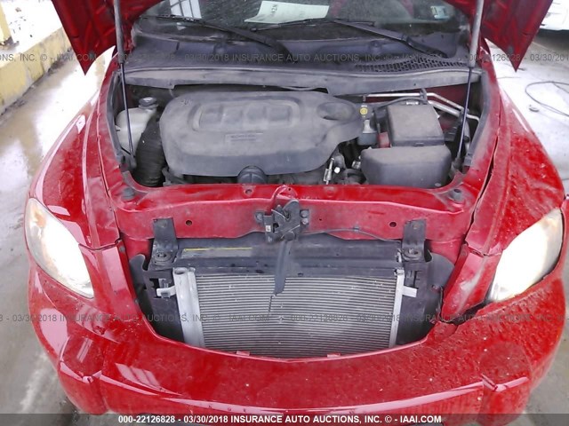 3GNCA13B09S642311 - 2009 CHEVROLET HHR LS RED photo 10