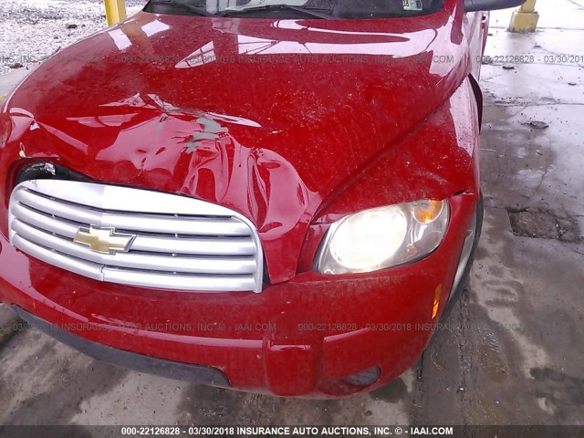 3GNCA13B09S642311 - 2009 CHEVROLET HHR LS RED photo 6