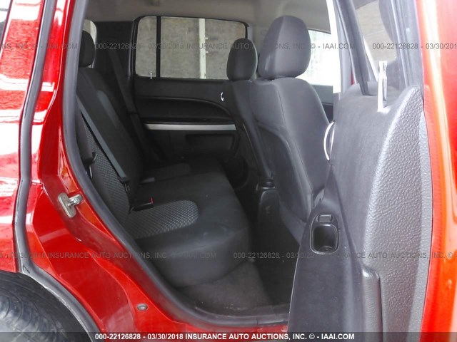 3GNCA13B09S642311 - 2009 CHEVROLET HHR LS RED photo 8
