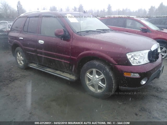 5GADT13S372202407 - 2007 BUICK RAINIER CXL MAROON photo 1