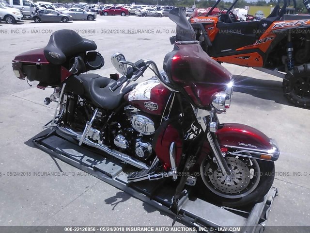 1HD1FC4128Y696783 - 2008 HARLEY-DAVIDSON FLHTCUI RED photo 1