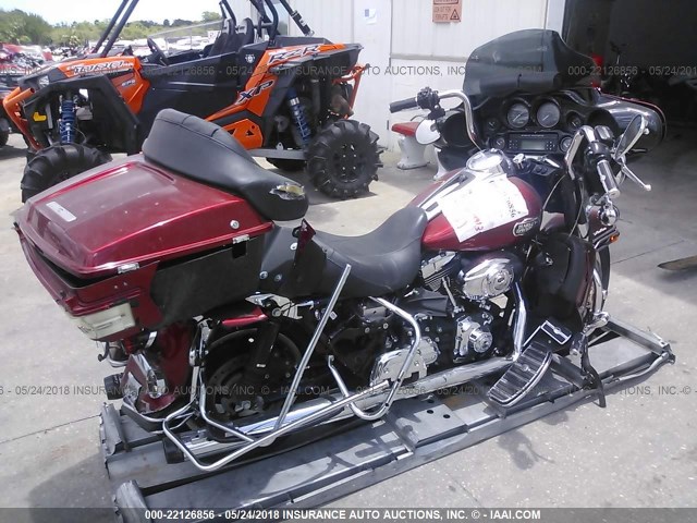 1HD1FC4128Y696783 - 2008 HARLEY-DAVIDSON FLHTCUI Қызыл фото 4