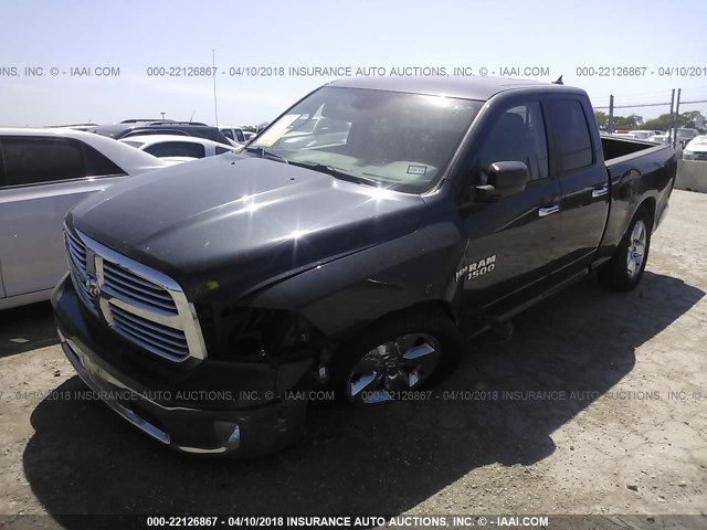 1C6RR6GT7ES353788 - 2014 RAM 1500 SLT GRAY photo 2