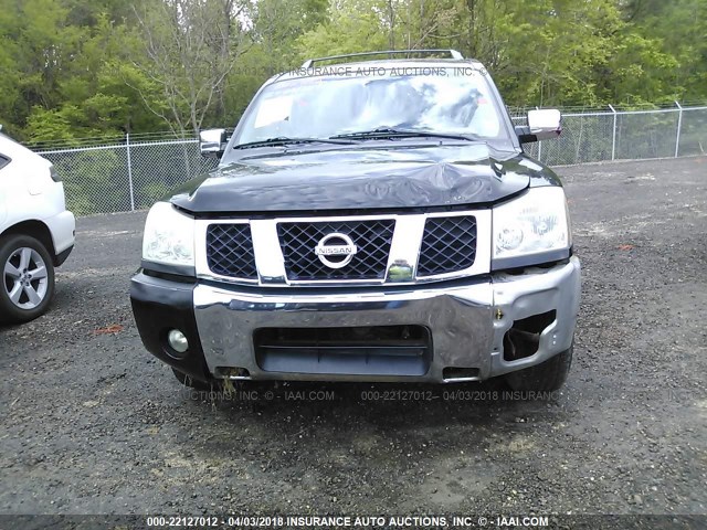 5N1AA08A84N716003 - 2004 NISSAN ARMADA SE/LE BLACK photo 6