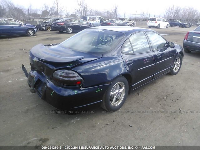 1G2WP52K53F132193 - 2003 PONTIAC GRAND PRIX GT BLUE photo 4