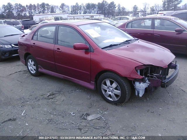 2T1BR32E76C652587 - 2006 TOYOTA COROLLA CE/LE/S RED photo 1