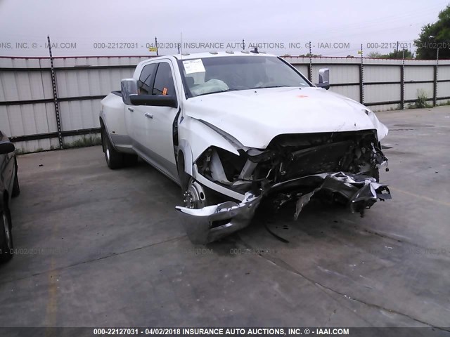 3C63RPML0DG572808 - 2013 RAM 3500 LARAMIE WHITE photo 1