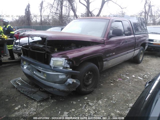 3B7HC13Y31M294865 - 2001 DODGE RAM 1500 MAROON photo 2