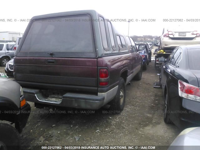 3B7HC13Y31M294865 - 2001 DODGE RAM 1500 MAROON photo 4