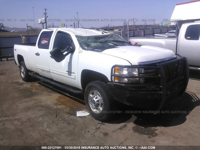 1GC1KXC80DF103995 - 2013 CHEVROLET SILVERADO K2500 HEAVY DUTY LT WHITE photo 1