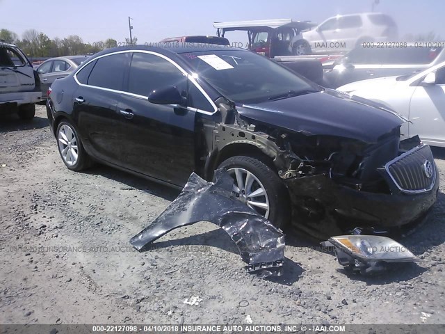 1G4PP5SK2C4133986 - 2012 BUICK VERANO BLACK photo 1