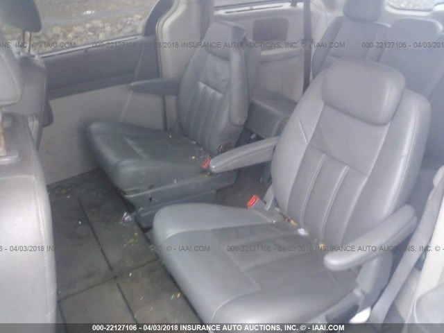2A8HR54P78R760322 - 2008 CHRYSLER TOWN & COUNTRY TOURING BLUE photo 8
