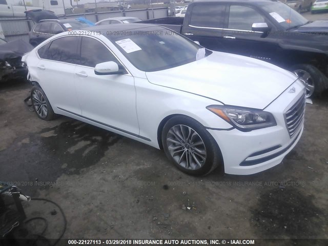 KMHGN4JE1FU030946 - 2015 HYUNDAI GENESIS 3.8L WHITE photo 1