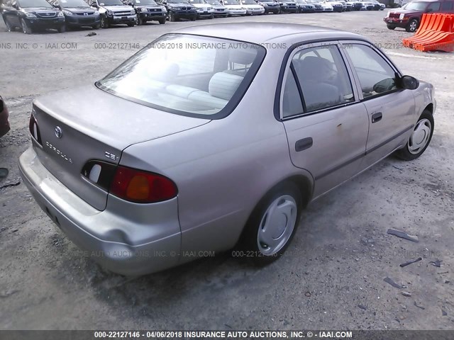 1NXBR12E1XZ269488 - 1999 TOYOTA COROLLA VE/CE/LE GRAY photo 4