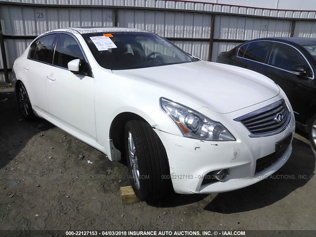 JN1CV6AP5DM712888 - 2013 INFINITI G37 JOURNEY/SPORT WHITE photo 1