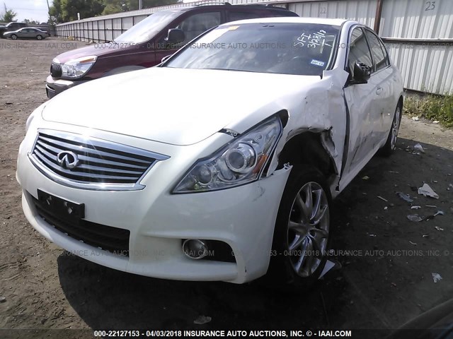 JN1CV6AP5DM712888 - 2013 INFINITI G37 JOURNEY/SPORT WHITE photo 6