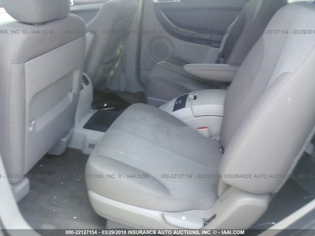 2A4GM68496R814170 - 2006 CHRYSLER PACIFICA TOURING SILVER photo 8